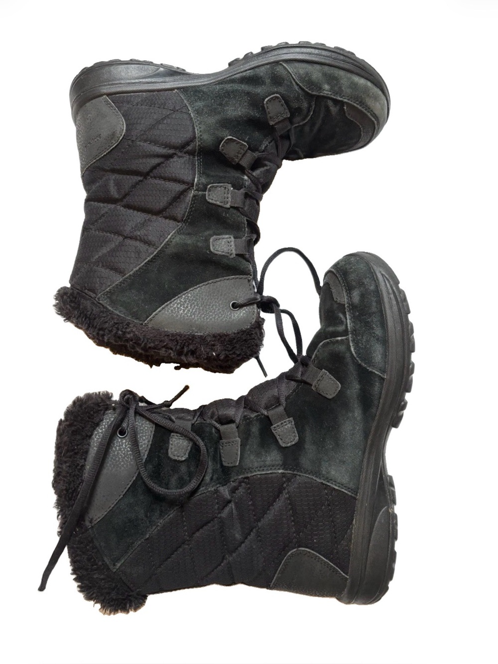 Columbia Black Faux-Fur Lined Women's Boots